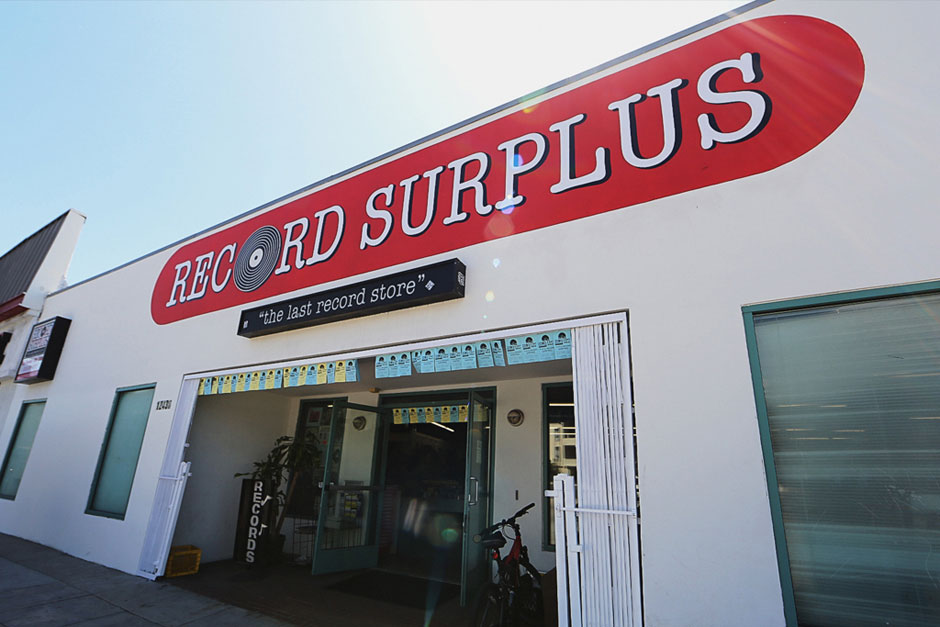 BEST RECORD SHOPS LOS ANGELES - RECORD SURPLUS