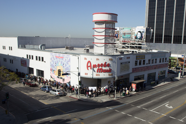 BEST RECORD STORES IN LA -AMOEBA RECORDS HOLLYWOOD
