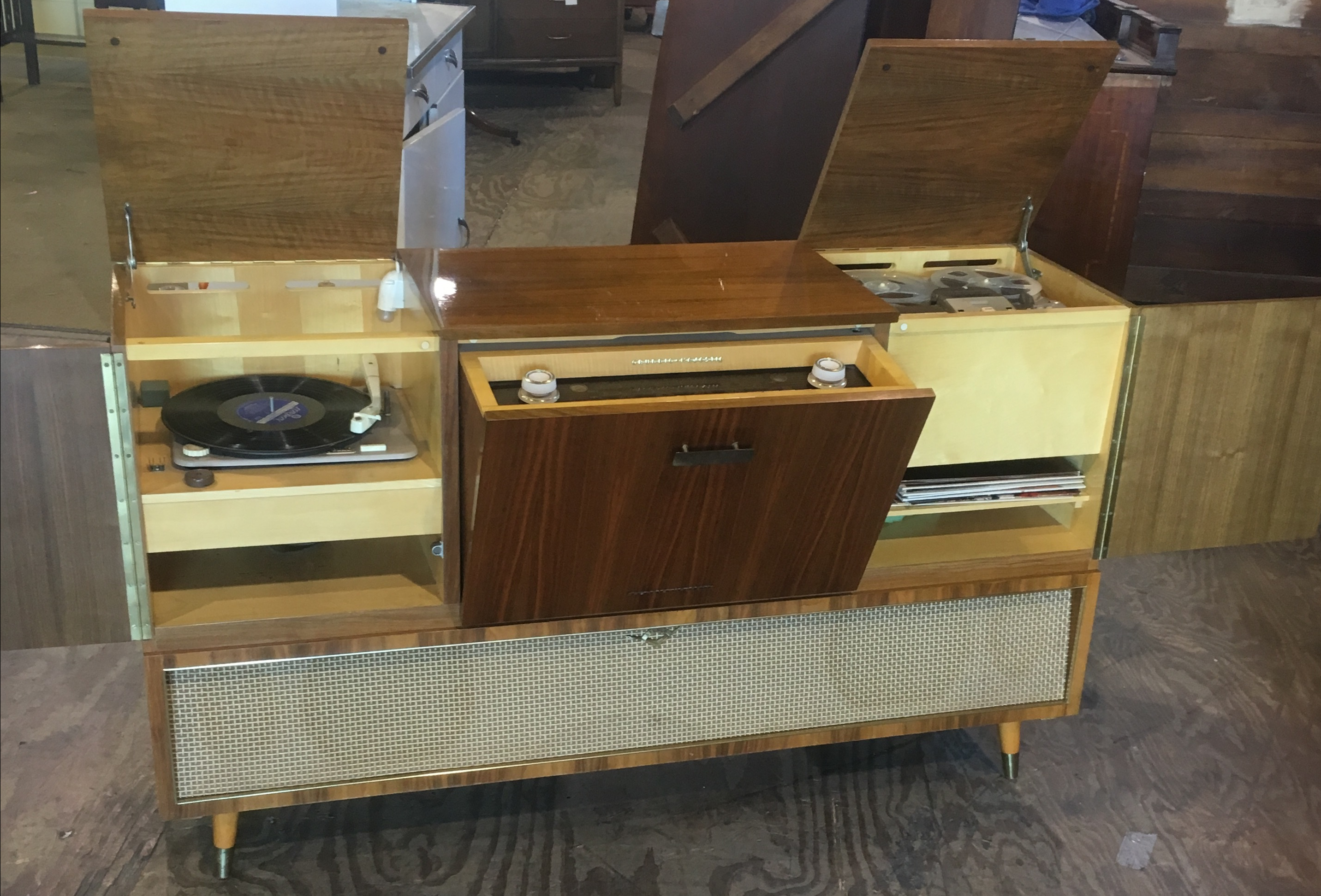 vintage stereo console